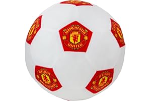 Character World Manchester United FC 3D Soccer Cushion | Fluffy Stuffed Toy Soccer Ball
