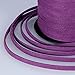 BEADNOVA 5mm Purple Flat Leather Lace Beading Thread Faux Suede Cord String Velvet 50 Yards Roll Spool