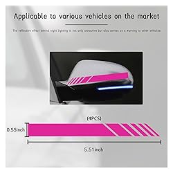 Kewucn 4PCS Car Rear View Mirror