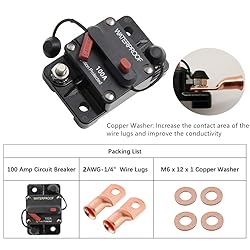STETION 100 Amp Circuit Breaker Trolling with