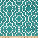 Swavelle/Mill Creek Indoor/Outdoor Starlet Teal Fabric By The Yard