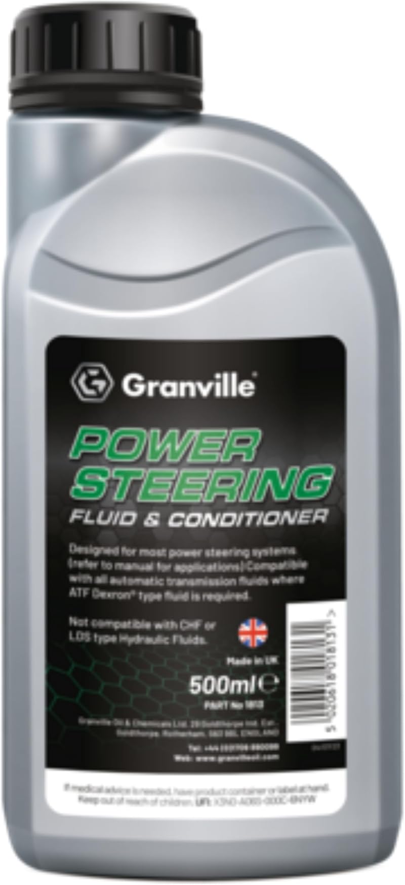 Granville 1813A 500ml Power Steering Fluid and Conditioner ATF Compatible