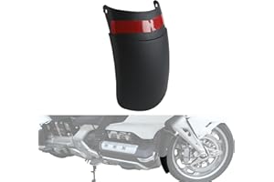 LUXEMOTO Front Fender Extension for Gold wing, Black Plastic Front Mudguard Extender Wheel Splash Guard Extension for Honda Goldwing GL1800 2018 2019 2020 2021 2022 2023 2024 Accessories