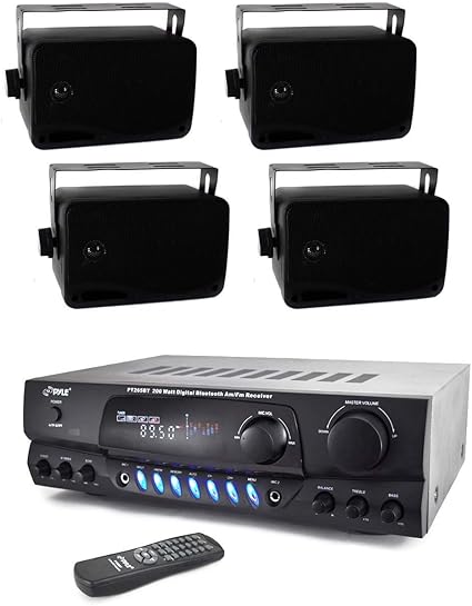stereo receiver for outdoor speakers