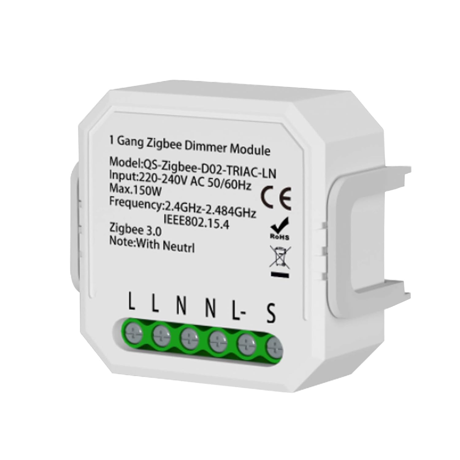 LEOMOCA Zigbee Smart Light Dimmers Switches Module 110-240V- Control for Dimmable LED and Halogen Lamps Home Automation Modules-Smart Life Compatible with Alexa Google Home (1gang-1Pack with Neutral): Industrial & Scientific