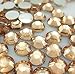 Beading Station 1440pcs Flat Back Rhinestones Round Brilliant 14 Cut 3mm - 10ss Champagne