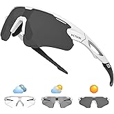 VICTGOAL Cycling Glasses Photochromic Sunglasses for Men Women TR90 Frame Glasses with UV Protection Bike Glasses for Cycling