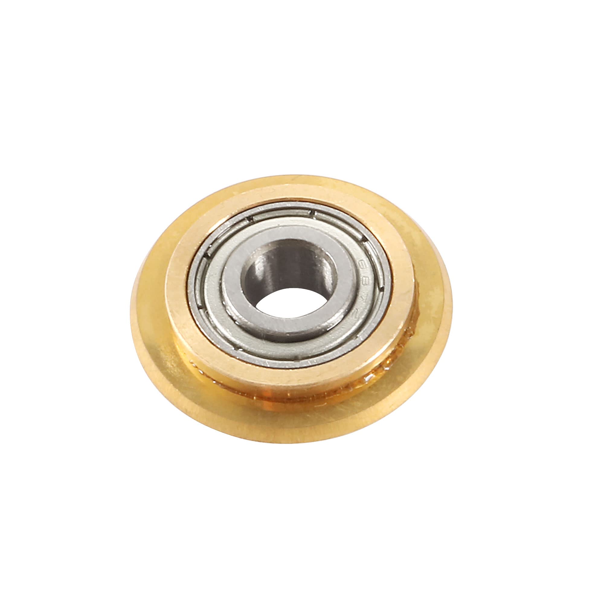 sourcing map Titanium Coating Tungsten Carbide Ceramic Tile Cutter Wheel 22x6x6mm