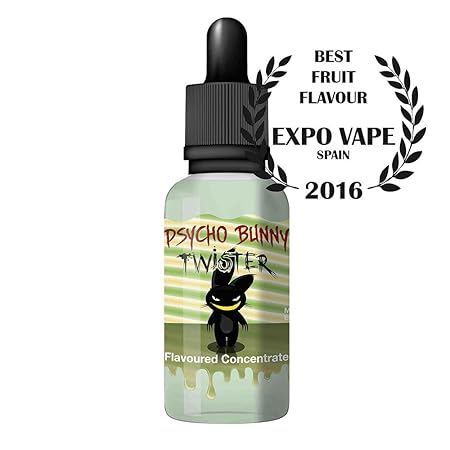 Psycho Bunny Aroma 30ml - Twister Frischer Zitrusmix Premium Konzentrat für E-Liquid