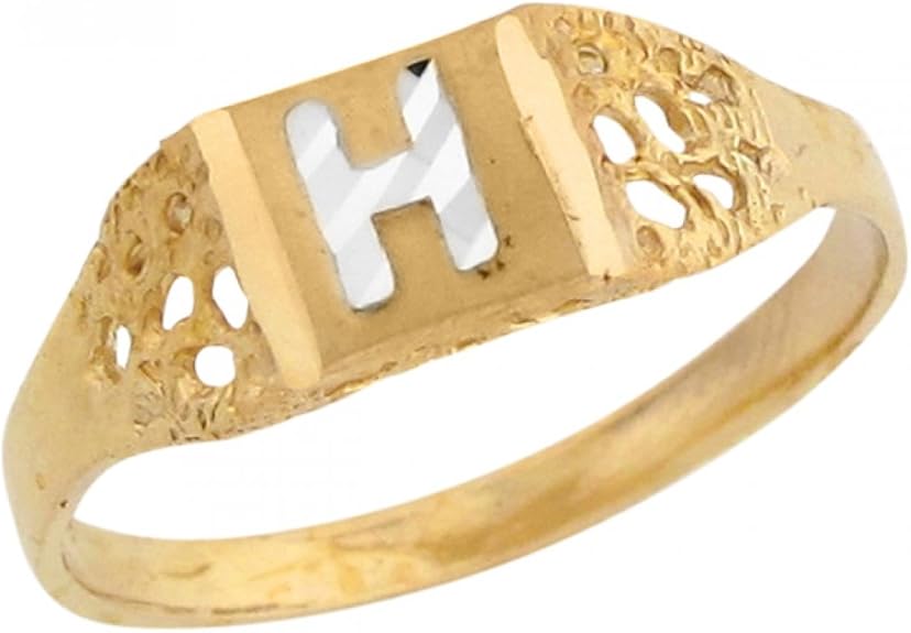 Jewelry Liquidation 14k Two Tone Real Gold Diamond Cut