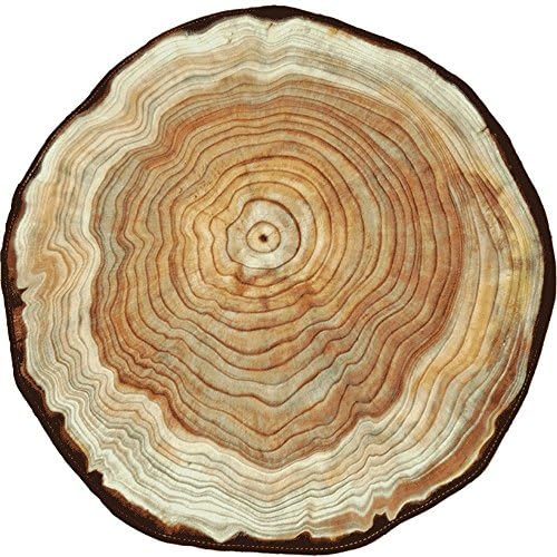 Rugs ZHIRONG Carpet Circular 3D Tree-Ring Non-Slip Household Utility Carpet (Size Multiple Choice) (Size : 100cm)