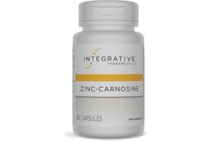 Integrative Therapeutics Zinc Carnosine – Premium Zinc Supplement – 75mg of Zinc Carnosine – Factor in the Maintenance of Goo