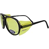 TITUS G35 Retro Aviator Z87 Sunglasses Eye Protection w/Side Shield Motorcycle Shooting DOT ANSI CE Approved Safety Glasses (