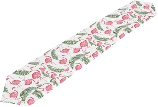 Amazon Com Tropical Palm Pink Flamingo Table Runner Wedding Party
