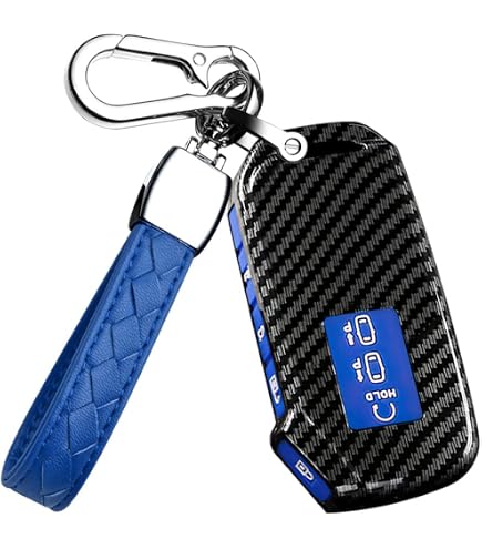 2 Pezzi Cover In Silicone Per Portachiavi Kia Carnival 6/7 Pulsanti, Protettore Antigraffio Con Portachiavi E Cinturino, Morbida E Leggera