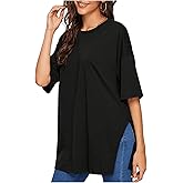 Floerns Women's Casual Basic Short Sleeve Loose T-Shirt Tee Tops