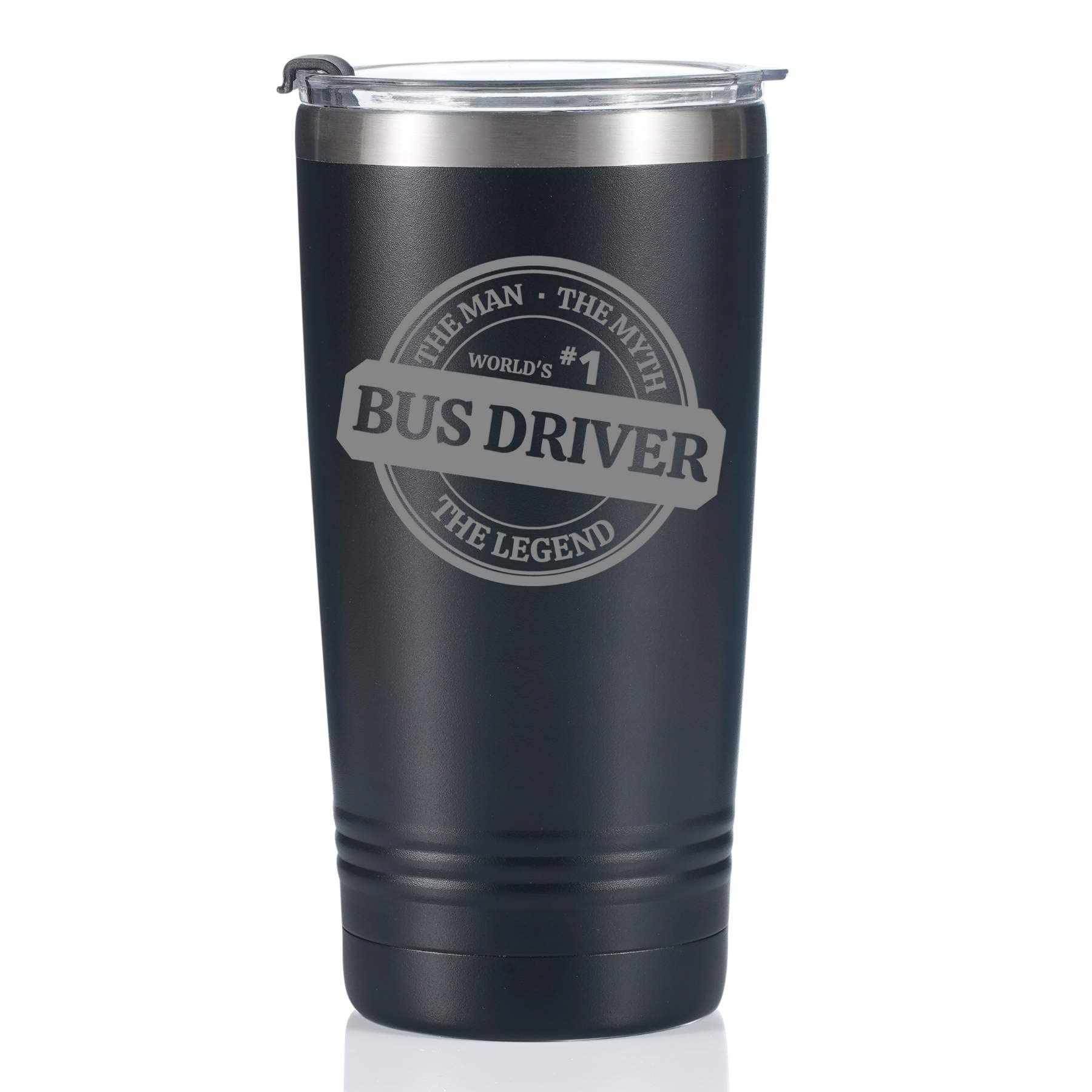 Photo 1 of ****. Factory sealed World's #1 Bus Driver Appreciation Gifts - 20oz/590ml Stainless Steel Insulated Tumbler - Christmas, Thank You, Retirement, End Of Term School Gifts For Bus Driver - Black