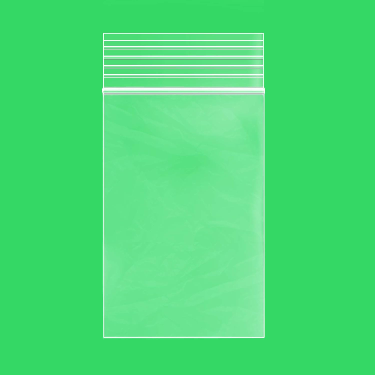 Clear Plastic Reusable ZIPLOCK Bags Bulk GPI Pack of 100
