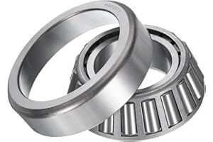 uxcell M802048/M802011 Tapered Roller Bearing Cone and Cup, 1.6250" Bore x 3.2500" OD x 1.11" Thick, Chrome Steel Taper Bearing Set, ABEC-3