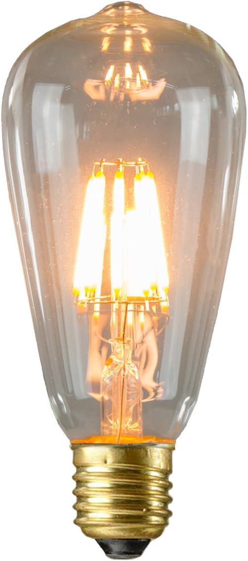 PureLume LED Edison Teardrop Squirrel Light Bulb 8 W E27, 220-240 V) Antique Lighting