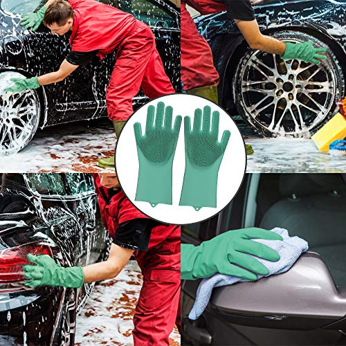 image for HOMCA Cleaning Scrubber, Magic Saksak Rubber Heat Resistant Reusable S