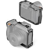 FALCAM Camera Cage for Hasselblad X2D/X2D II with Arca L-Plate | 6061 Aluminum Protective Cage with Modular Arca L-Plate, AirTag Compatible Slot, Lay-Flat Design, Multi-Point Mounting