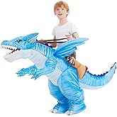 GOOSH Inflatable Dinosaur Costume for Kids Halloween Costumes Boys Girls Funny Blow up Costume for Halloween Party Cosplay
