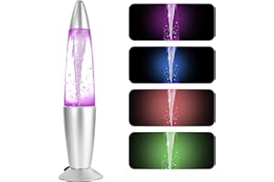 zhrisezlava Tornado Lamp, 13.5 Inch Colorful Change Lamps for Adults and Kids Cool Lamp Glitter Lamp with USB Cable OOM Decor for Teen Girls