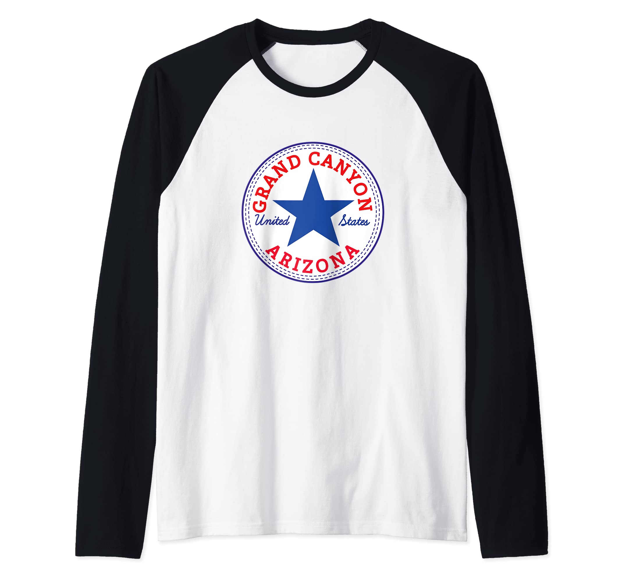 GRAND CANYON ARIZONA United States of America USA Souvenir Raglan Baseball Tee