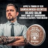 Viking Revolution Beard Balm Natural Argan Jojoba Oils 57 g Sandalwood view 7