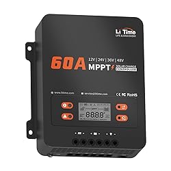 LiTime 60 Amp MPPT 12V/24V/48V Solar Charge