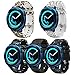 honecumi for Samsung Gear Sport Soft Silicone Sport Quick 20mm Smart Watch Bands Release Watch Strap Wristband for Samsung Gear 2 Classic/Huawei Watch 2 Watch/Garmi Vivoactive 3