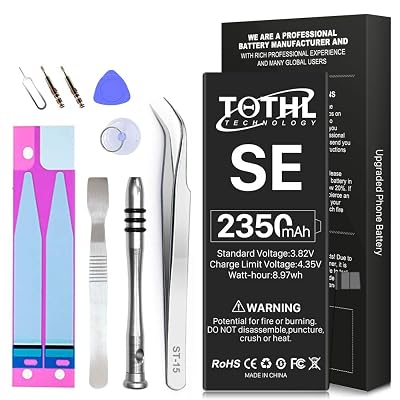 Buy 2350mah Battery For Iphone Se 21 New 0 Cycle Higher Capacity Battery Replacement For Iphone Se A1662 A1723 A1724 With Complete Professional Repair Tools Kits Online In Indonesia B07sfm5sc6