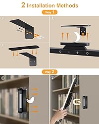 WILLED 5W Picture Lights, 3 Colors Rechargeable