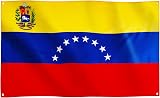 Runesol Venezuela Flag 3x5ft 91x152cm 4 Brass Eyelets Premium Flag view 1