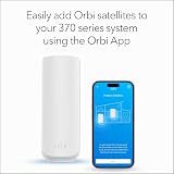 NETGEAR Orbi 370 Add-on Satellite RBE370 Dual-Band WiFi 7 Mesh Extender 1500 sq view 7