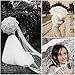 White Wedding Lace Parasol Umbrella Victorian Lady Costume Accessory Bridal Party Decoration Photo Props
