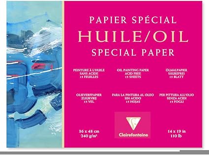 Avoir Images Clairefontaine 96494c Bloc De Papier Pour Peinture A L Huile 15 le plus cool par
