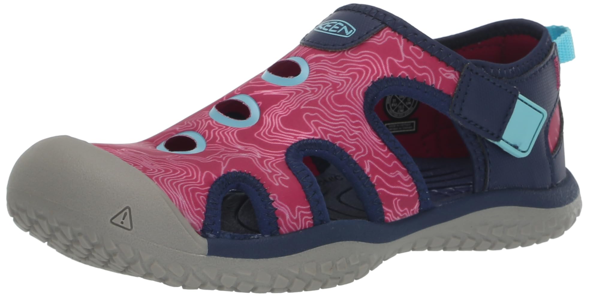 KEEN Stingray Closed Toe Water Sandals, Blue
