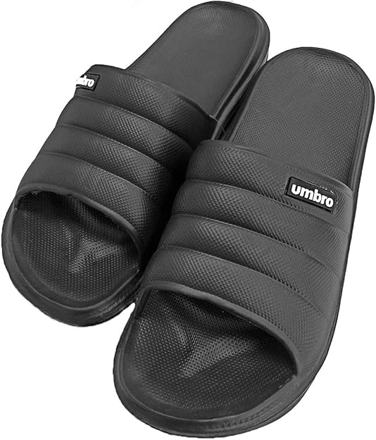 Men's Slippers Rubber Slipper Umbro Art. 38180 Black 40 EU Amazon