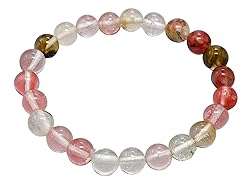 Multi Cherry Quartz Bracelet for Women Men's Gifts