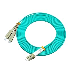 Jeirdus 1Meter 3ft LC to SC Duplex 50/125 10G OM3