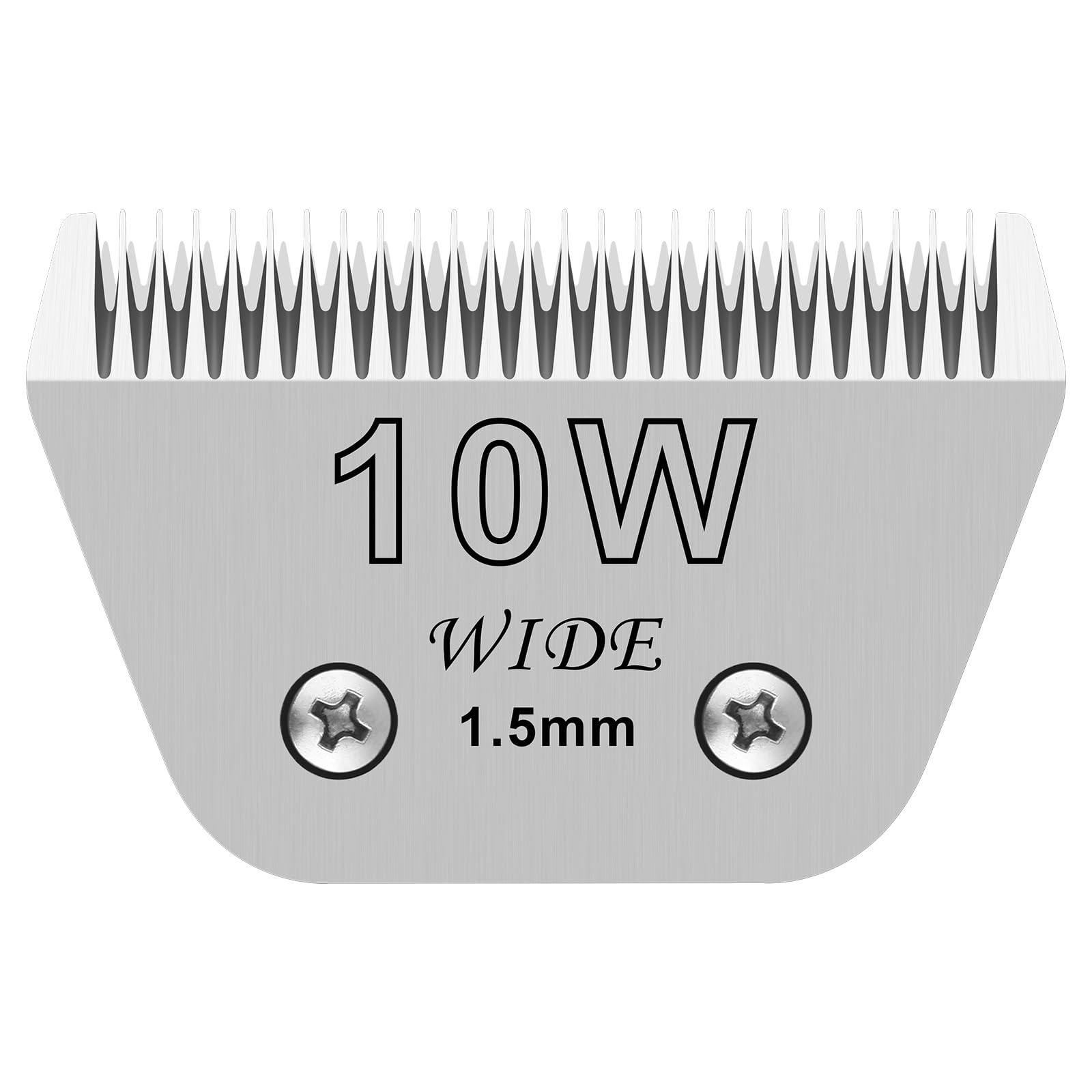 AUDOC 10W Wide Pet Dog Grooming Detachable Blades,Compatible with Andis,Oster A5,Wahl KM10/Moser 45/Masterclip A5 Clippers,Cut Length 1/16"(1.5mm),Fit for Larger Animals