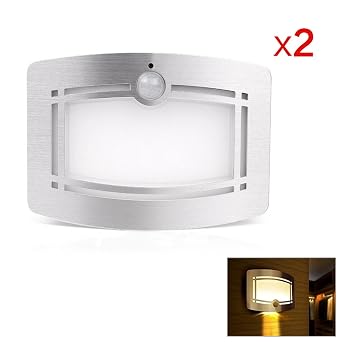 Intsun 2er Led Wireless Wandleuchte Mit Bewegungsmelder