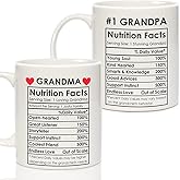 Breezy Valley Grandparents Gifts from Grandkids, Gifts for Grandma Grandpa from Grandson Granddaughter - Best Gift for Grandmother Grandfather, Happy Birthday Gift Grandparents Coffee Mug