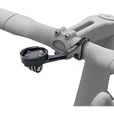 CYCLAMI S5 Out Front Mount Aluminum Compatible with Garmin Edge Bike Computer, XOSS, iGPSPORT, Left Right Double-Edged Cycling Handlebar 1.25''/ 31.8mm