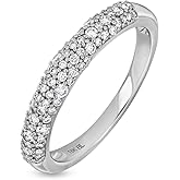 Bony Levy 18K White Gold Diamond Bardot Stackable Ring