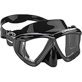 Cressi Perfect View Scuba and Snorkeling Mask in Pure Comfortable Silicone - Liberty Quattro: Designed in Italy