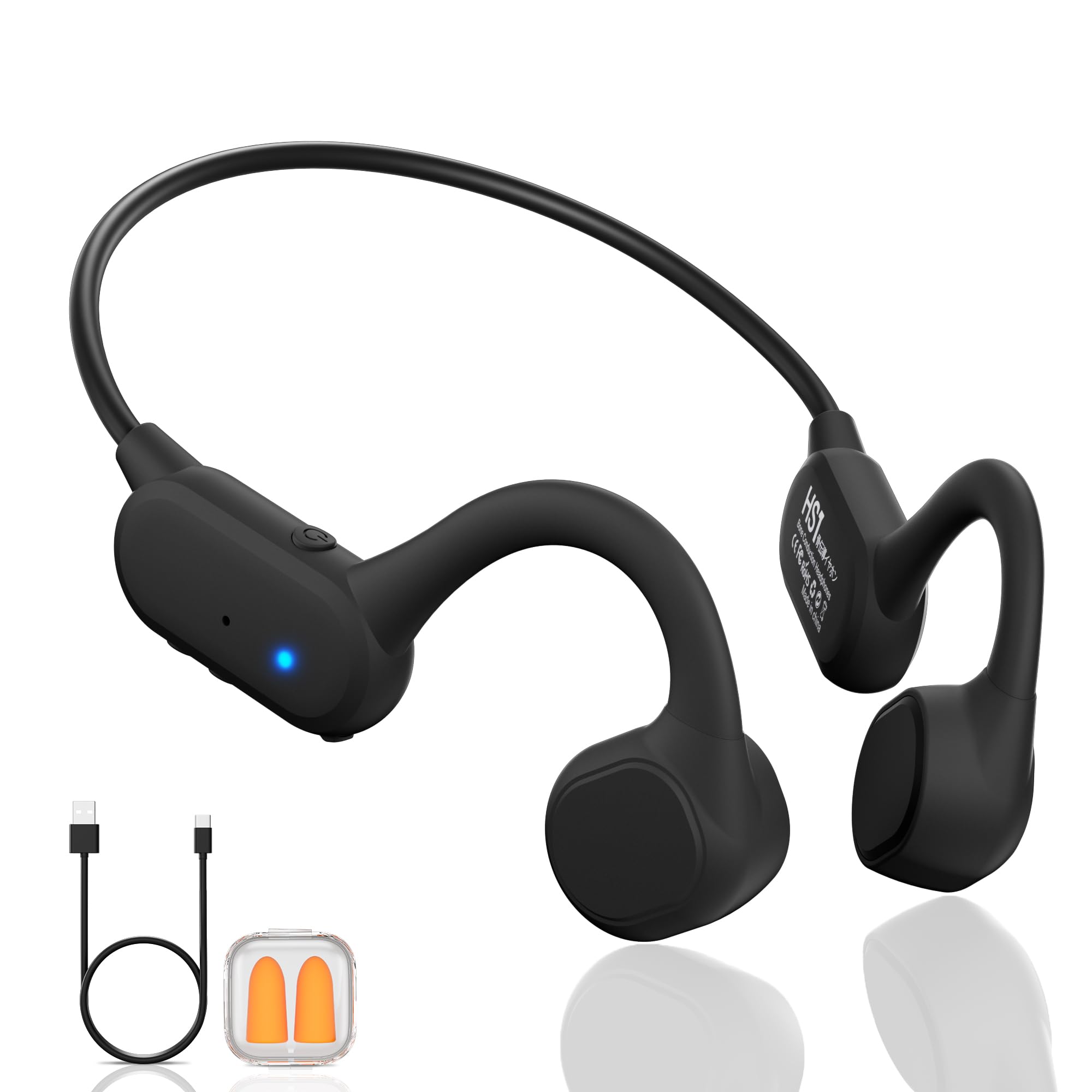 Photo 1 of Cevinily 2025 Bone Conduction Headphones,Open Ear Wireless Bluetooth 5.4 Earphones with Mic,Premium Sound Quality 12Hrs Playtime Sports Headphones?IPX5 Sweat Resistant for Running, Walking?Cycing