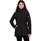 HFX Women's Softshell Jacket– 3-layer Bonded Transitional Jacket, Water-resistant, Wind-resistant, Fleece Lined